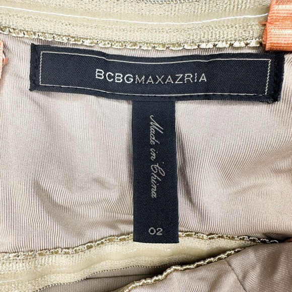 BCBGMaxAzria Layered Ruffle Mini Dress Double Lined Strapless Size 2 MSR… - Picture 11 of 12